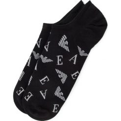 Skarpety Stopki Unisex EMPORIO ARMANI - 2342220 305228 9P456 Black. Czarne skarpetki damskie Emporio Armani, bez wzorów, z bawełny. Za 49.00 zł.