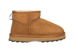 Śniegowce Emu Sharky Micro Chestnut Black 119193, Brązowy, Skóra naturalna - 40. Brązowe śniegowce damskie EMU, z gumy, bez zapięcia. W wyprzedaży za 494.10 zł.