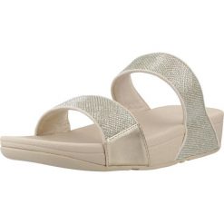 Sandały FITFLOP LULU SHIMMERGLITZ Złoty. Żółte sandały damskie FIT FLOP, bez wzorów, z materiału, bez obcasa, bez zapięcia. Za 469.00 zł.