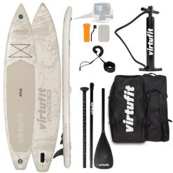 Nadmuchiwany Deska Sup - Voyager 381 - W zestawie akcesoria i torba transportowa. Brązowe torby sportowe męskie VIRTUFIT, bez wzorów, z materiału, duże. Za 1,483.00 zł.