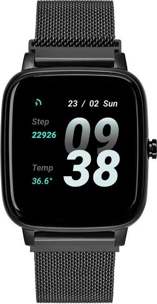 Smartwatch Strand S716USBBMB Czarny. Czarne zegarki smartwatch Strand, bez wzorów. Za 390.00 zł.