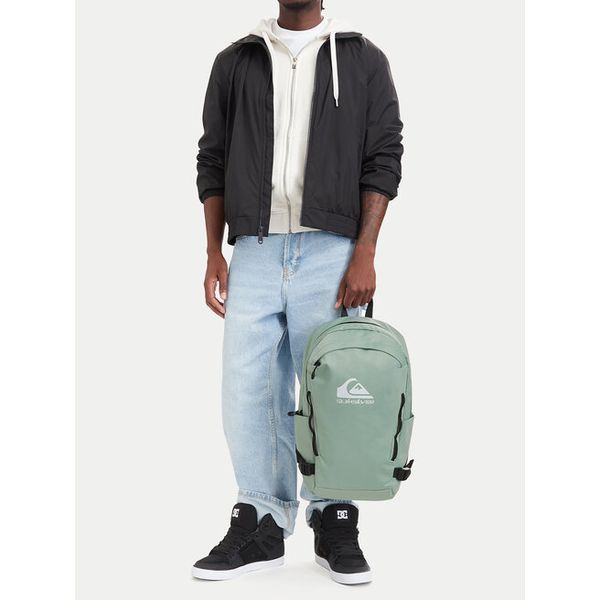 Plecak Quiksilver. Zielone plecaki damskie Quiksilver, bez wzorów. Za 159.99 zł.