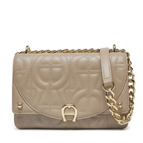 Torebka Aigner. Szare torebki do ręki damskie Aigner, bez wzorów, bez dodatków. Za 2,449.00 zł.