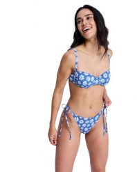 Dół bikini damski PRINTED ESSENTIALS. Czarne stroje kąpielowe damskie Roxy, l, bez wzorów, z elastanu. Za 129.99 zł.