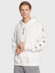 Skechers Bluza Varocity MHD67 Biały Regular Fit. Białe bluzy męskie Skechers, m, bez wzorów, z bawełny, bez ramiączek, bez kaptura. W wyprzedaży za 129.99 zł.