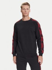 HUGO Bluza Liam 50540909 Czarny Regular Fit. Czarne bluzy męskie Hugo, l, bez wzorów, z bawełny, bez ramiączek, bez kaptura. Za 289.99 zł.