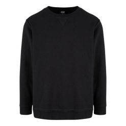 Sweter Męski Crew Open Edge Oversized Jumper. Czarne swetry męskie Urban Classics, m, bez wzorów, bez kołnierzyka, bez ramiączek. Za 137.99 zł.