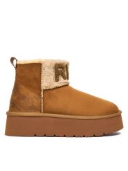 REPLAY Śniegowce GWF5A.000.C0009T Brązowy. Brązowe śniegowce damskie Replay, ze skóry, bez zapięcia. Za 489.99 zł.