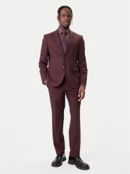 HUGO Garnitur Arti-Hesten253X 50544524 Brązowy Extra Slim Fit. Brązowe garnitury męskie Hugo, m, bez wzorów, z syntetyku. Za 1,849.00 zł.