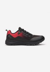 Czarno-Zielone Buty Sportowe Telape. Czarne buty sportowe męskie Born2be, z aplikacjami, przed kostkę, bez zapięcia. Za 189.99 zł.