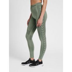 Damskie legginsy mid-rise Hummel Shaping. Szare legginsy damskie Hummel, bez wzorów, z dzianiny. Za 158.50 zł.