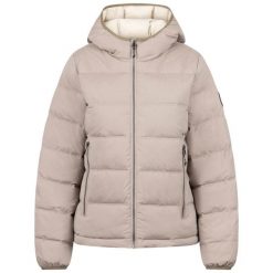 Trespass Rollins - Damska kurtka casual Sand. Brązowe kurtki sportowe damskie Trespass, na jesień, bez wzorów, z materiału, bez ramiączek, bez kaptura, trekkingowe. Za 343.20 zł.