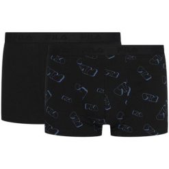 Fila bokserki 2-pack czarne, rozmiar L. Czarne bokserki męskie Fila, bez wzorów. Za 159.99 zł.