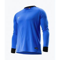 Bluza bramkarska do piłki nożnej T1tan. Niebieskie bluzy damskie T1TAN, s, bez wzorów, sportowe, bez ramiączek, bez kaptura. Za 199.99 zł.