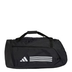 Torba Essentials 3-Stripes Duffel Large. Białe torby sportowe męskie Adidas, bez wzorów, z materiału, na ramię. Za 199.00 zł.