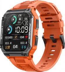 Smartwatch Hagen HC48.28.538 Pomarańczowy. Brązowe zegarki smartwatch Hagen, bez wzorów. Za 269.00 zł.
