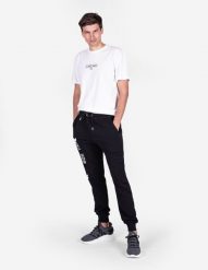 Les Hommes T-shirt "Community" | UHT251 700P | Reserved Community Oversized T-Shirt | Mężczyzna | Czarny, Biały. Białe t-shirty męskie Les Hommes, m, bez wzorów, z bawełny, bez kołnierzyka, bez ramiączek. W wyprzedaży za 289.00 zł.
