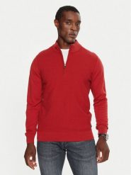 Pierre Cardin Sweter C5 51012.5065 Czerwony Regular Fit. Czerwone swetry męskie Pierre Cardin, m, bez wzorów, z bawełny, bez kołnierzyka, bez ramiączek. Za 359.99 zł.