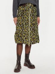 Alpha Industries Spódnica midi 148067 Zielony Regular Fit. Zielone spódnice damskie Alpha Industries, l, bez wzorów, z syntetyku, midi. Za 319.99 zł.