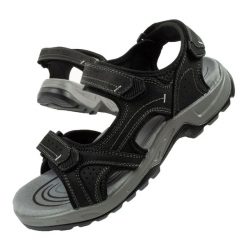 Buty sportowe męskie sandały Grisport. Brązowe buty sportowe męskie Grisport, bez wzorów, bez obcasa, bez zapięcia. Za 139.00 zł.