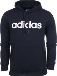 Adidas Bluza męska adidas Essentials French Terry Linear Logo Hoodie granatowa GK9066 2XL. Bluzy męskie Adidas, m, bez wzorów, bez kaptura. Za 198.86 zł.