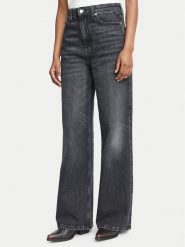 Tommy Jeans Jeansy Claire DW0DW23499 Czarny Wide Leg. Czarne jeansy damskie Tommy Jeans, bez wzorów, z jeansu. Za 409.99 zł.