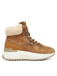 Pepe Jeans Trzewiki Kimi Desert W PLS600023 Brązowy. Brązowe botki damskie Pepe Jeans, bez wzorów, z jeansu, bez obcasa, na płaskiej podeszwie, bez zapięcia. Za 519.99 zł.