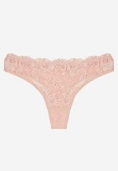 Różowe Bawełniane Majtki Stringi z Koronką Ilwedana. Czerwone majtki damskie Renee, z bawełny. Za 5.99 zł.