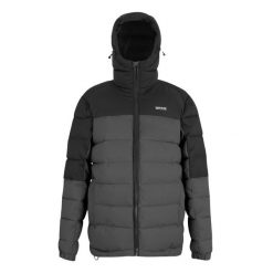 Męska Ocieplana Kurtka Aldthorn. Czarne kurtki męskie Regatta, m, bez wzorów, z puchu, sportowe, bez kaptura. Za 227.99 zł.