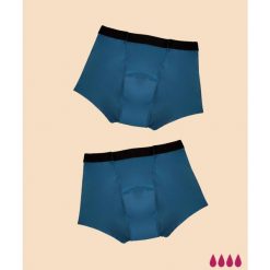 Pakiet 2 spodenek menstruacyjnych o obfitym wchłanianiu Marie. Niebieskie majtki damskie ANAISSA. Za 230.00 zł.