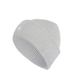 Czapka Cuffed. Szare czapki damskie Adidas, bez wzorów, z materiału, eleganckie. Za 129.00 zł.