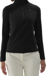 4f Bluza polarowa damska 4F F048 głęboka czerń 4FWAW24UFLEF048 20S XL. Bluzy damskie 4F, s, bez wzorów, z polaru, bez ramiączek, bez kaptura. Za 79.51 zł.
