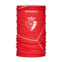 Rowerowy komin na szyję Club Atlético Osasuna x Siroko Siroko OS NW Valiente R. Czerwone szaliki męskie SIROKO, bez wzorów, z tkaniny. Za 75.00 zł.