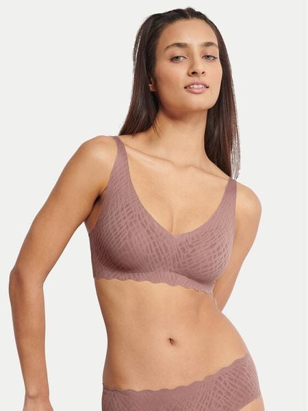 Sloggi Biustonosz bezfiszbinowy Zero Feel Bliss 10219688 Brązowy. Brązowe biustonosze Sloggi, bez wzorów, z syntetyku. Za 119.99 zł.