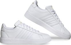 Adidas Buty damskie adidas Grand Court Cloudfoam Lifestyle Court Comfort białe GW9213 40 2/3. Białe obuwie sportowe damskie Adidas, bez wzorów, bez zapięcia. Za 317.42 zł.