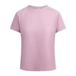 Damska Koszulka Ceithir Active T-shirt. Czerwone bluzki damskie Trespass, bez wzorów, sportowe, bez kołnierzyka, bez ramiączek. Za 99.99 zł.
