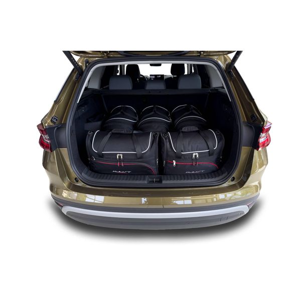 Torby Do Bagażnika Skoda Kodiaq 2023+ 5Szt Kjust. Czarne torby podróżne damskie KJUST, bez wzorów. Za 1,599.00 zł.