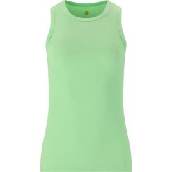 Damski tank top Athlecia Madilyn. Zielone topy damskie Athlecia, bez wzorów, sportowe, bez kołnierzyka, bez ramiączek. Za 119.50 zł.