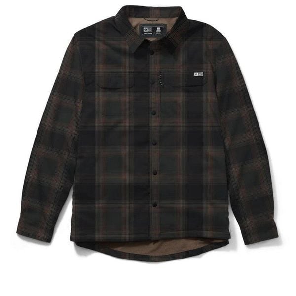 Koszula Salty Crew Fathom Tech Shacket Phantom. Koszule męskie SALTY CREW, m, bez wzorów, bez kołnierzyka, bez ramiączek. W wyprzedaży za 317.45 zł.