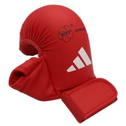 Rękawiczki bez palców z TH adidas WKF. Czerwone rękawiczki męskie Adidas, bez wzorów. Za 219.50 zł.