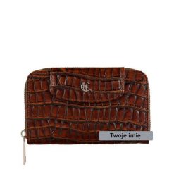 Personalizowany damski portfel skórzany Canaletto PD1445s299 RFIDPS. Brązowe portfele damskie ze skóry. Za 180.50 zł.