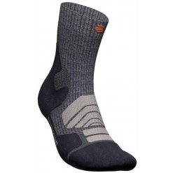 Skarpetki średniej wysokości z wełny merino Bauerfeind Outdoor Merino. Szare skarpetki damskie BAUERFEIND, bez wzorów, ze skóry. Za 151.00 zł.