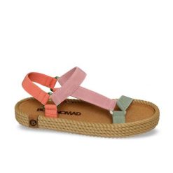 Sandały damskie plażowe MIAMI. Sandały damskie Aulp, bez wzorów, z jeansu, z otwartym noskiem, bez obcasa, na płaskiej podeszwie, bez zapięcia. Za 159.99 zł.