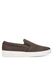 MICHAEL Michael Kors Tenisówki Keaton Slip On 43F7KTFP1B Brązowy. Brązowe trampki i tenisówki damskie MICHAEL Michael Kors, bez wzorów, ze skóry, bez zapięcia. Za 409.99 zł.