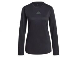 Bluza damska ADIDAS W UFORU LS T XXS. Czarne bluzy damskie Adidas, xs, bez wzorów, sportowe, bez ramiączek, bez kaptura. Za 149.00 zł.