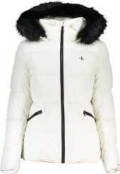 Calvin Klein Puchowa damska kurtka z kapturem CALVIN KLEIN XS EU. Kurtki sportowe damskie Calvin Klein, xs, bez wzorów, z puchu, bez ramiączek, z kapturem. Za 794.48 zł.