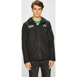 Fila - Kurtka. Czarne kurtki męskie Fila, l, bez wzorów, z poliesteru, z kapturem. W wyprzedaży za 399.90 zł.