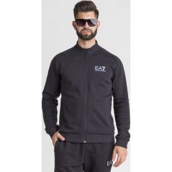 BLUZA EA7 Emporio Armani. Czarne bluzy męskie EA7 Emporio Armani, l, bez wzorów, z tkaniny, bez ramiączek, bez kaptura. Za 287.40 zł.