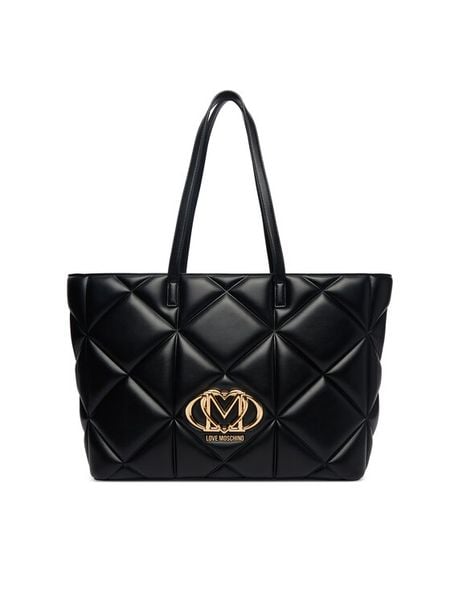 LOVE MOSCHINO Torebka JC4120PP1OLC0000 Czarny. Czarne shopperki damskie Love Moschino, bez wzorów, ze skóry, bez dodatków. Za 1,049.00 zł.