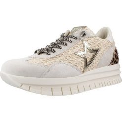 Buty CETTI C1259SRA XL Beżowy. Brązowe obuwie trekkingowe damskie QUERCETTI, z tkaniny, bez zapięcia. Za 257.99 zł.